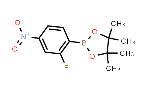 CAS No. 1073353-89-5, 2-(2-Fluoro-4-nitrophenyl)-4,4,5,5-tetramethyl-1,3,2-dioxaborolane