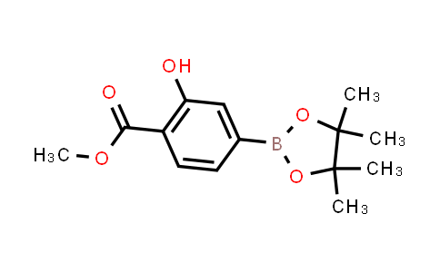 CAS No. 1073371-99-9, Methyl 2-hydroxy-4-(4,4,5,5-tetramethyl-1,3,2-dioxaborolan-2-yl)benzoate