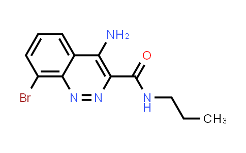 CAS No. 107346-32-7, 4-Amino-8-bromo-N-propylcinnoline-3-carboxamide