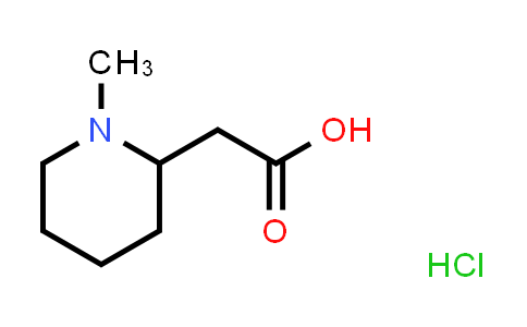CAS No. 107388-72-7, 2-Piperidineacetic acid, 1-methyl-, (±)-