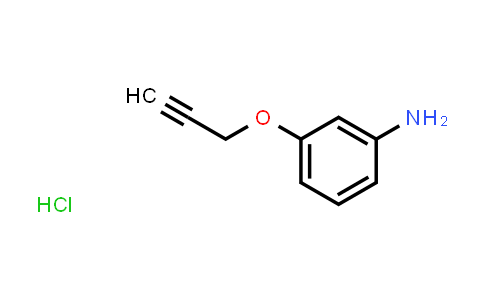 CAS No. 1073881-49-8, 3-(Prop-2-yn-1-yloxy)aniline hydrochloride