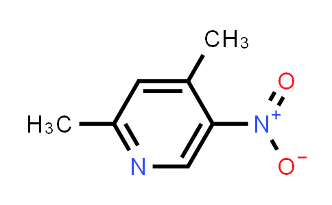 CAS No. 1074-99-3, 2,4-Dimethyl-5-nitropyridine