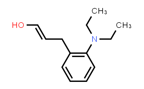 CAS No. 107416-26-2, 1-Propen-1-ol, 3-[2-(diethylamino)phenyl]-