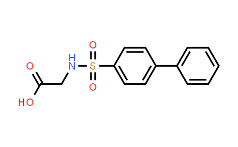 CAS No. 107491-28-1, (Biphenyl-​4-​sulfonylamino)​-​acetic acid