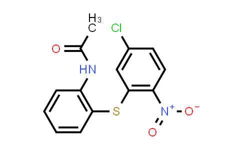 CAS No. 107522-19-0, 2-Acetamidophenyl 5-chloro-2-nitrophenyl sulfide