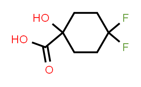 CAS No. 1075221-15-6, 4,4-Difluoro-1-hydroxycyclohexane-1-carboxylic acid
