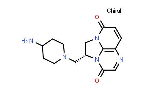 CAS No. 1075238-01-5, (R)-2-((4-aminopiperidin-1-yl)methyl)-1,2-dihydro-2a,5,8a-triazaacenaphthylene-3,8-dione