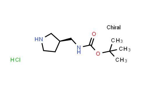 CAS No. 1075260-66-0, (S)-tert-Butyl (pyrrolidin-3-ylmethyl)carbamate hydrochloride