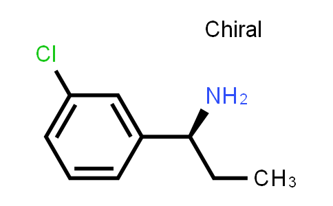 CAS No. 1075715-57-9, (S)-1-(3-chlorophenyl)propan-1-amine