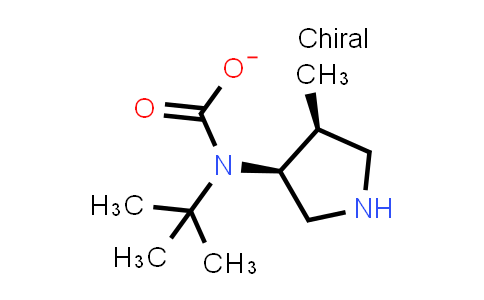 CAS No. 107610-69-5, rel-(tert-Butyl ((3S,4S)-4-methylpyrrolidin-3-yl)carbamate)