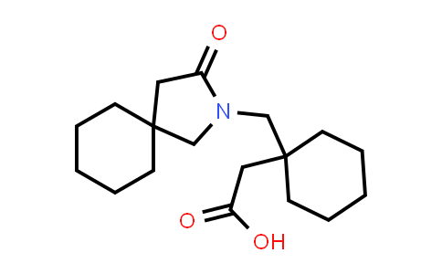 CAS No. 1076198-17-8, 2-(1-((3-Oxo-2-azaspiro[4.5]decan-2-yl)methyl)cyclohexyl)acetic acid