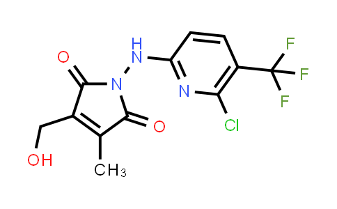 CAS No. 1076234-46-2, 1-((6-Chloro-5-(trifluoromethyl)pyridin-2-yl)amino)-3-(hydroxymethyl)-4-methyl-1H-pyrrole-2,5-dione