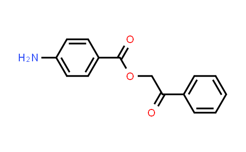 CAS No. 107692-58-0, 4-Amino-benzoic acid 2-oxo-2-phenyl-ethyl ester