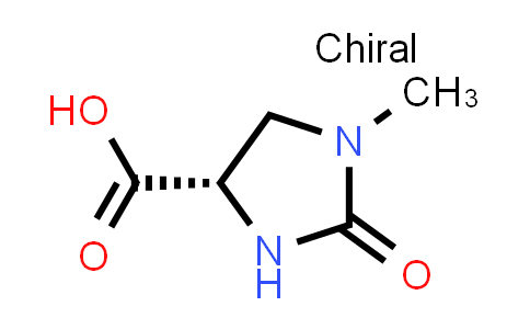 CAS No. 107716-98-3, (S)-1-Methyl-2-oxoimidazolidine-4-carboxylic acid