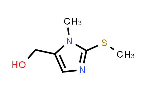 CAS No. 107718-01-4, [1-Methyl-2-(methylsulfanyl)-1H-imidazol-5-yl]methanol