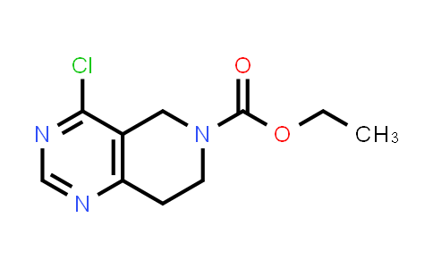 CAS No. 1078103-66-8, Ethyl 4-chloro-7,8-dihydropyrido[4,3-d]pyrimidine-6(5H)-carboxylate