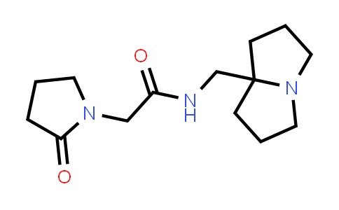 CAS No. 108005-79-4, 2-Oxo-N-[(tetrahydro-1H-pyrrolizin-7a(5H)-yl)methyl]-1-pyrrolidineacetamide