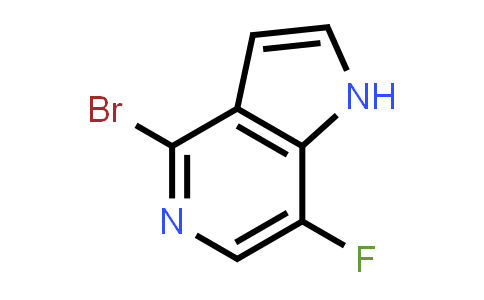 CAS No. 1082040-86-5, 4-Bromo-7-fluoro-1H-pyrrolo[3,2-c]pyridine