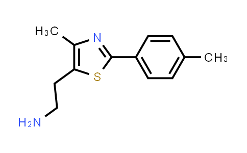 CAS No. 1082163-13-0, 2-[4-Methyl-2-(4-methylphenyl)-1,3-thiazol-5-yl]ethan-1-amine
