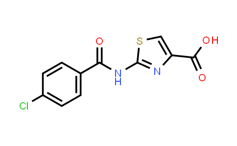 CAS No. 1082168-15-7, 2-[(4-Chlorobenzoyl)amino]-1,3-thiazole-4-carboxylic acid