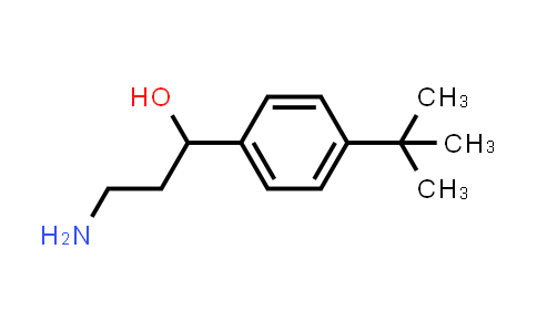 CAS No. 1082392-21-9, 3-Amino-1-(4-tert-butylphenyl)propan-1-ol
