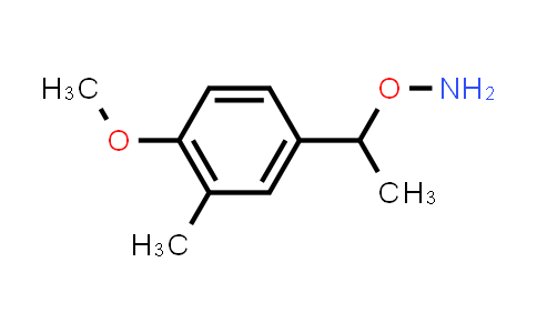 CAS No. 1082435-17-3, O-(1-(4-Methoxy-3-methylphenyl)ethyl)hydroxylamine