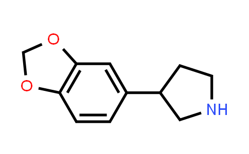 CAS No. 1082806-61-8, 3-(Benzo[d][1,3]dioxol-5-yl)pyrrolidine