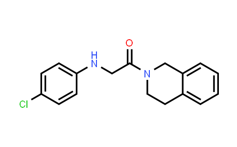 CAS No. 1082816-22-5, 2-((4-Chlorophenyl)amino)-1-(3,4-dihydroisoquinolin-2(1H)-yl)ethan-1-one