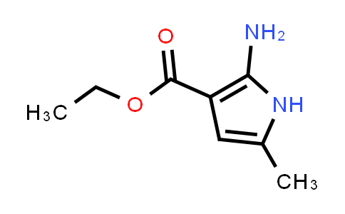 CAS No. 108290-85-3, Ethyl 2-amino-5-methyl-1H-pyrrole-3-carboxylate