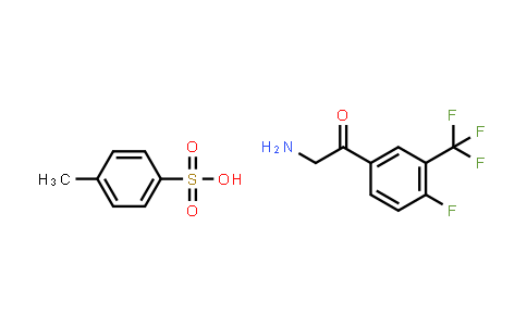 CAS No. 1082951-17-4, Ethanone, 2-amino-1-[4-fluoro-3-(trifluoromethyl)phenyl]-, 4-methylbenzenesulfonate