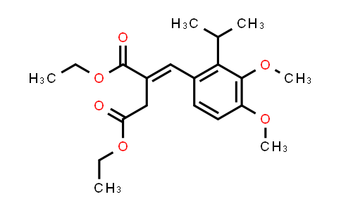 CAS No. 108300-22-7, (E)-diethyl 2-(2-isopropyl-3,4-dimethoxybenzylidene)succinate
