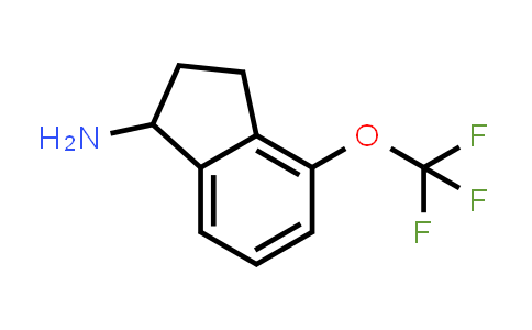 CAS No. 1083090-92-9, 4-(Trifluoromethoxy)-2,3-dihydro-1H-inden-1-amine