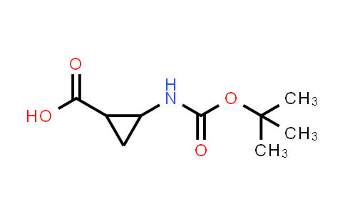CAS No. 1083181-22-9, 2-[[(1,1-Dimethylethoxy)carbonyl]amino]cyclopropanecarboxylic acid