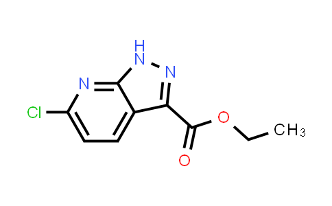 CAS No. 1083181-27-4, ethyl 6-chloro-1H-pyrazolo[3,4-b]pyridine-3-carboxylate