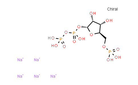 CAS No. 108321-05-7, (2R,3R,4S,5R)-3,4-Dihydroxy-5-((phosphonooxy)methyl)tetrahydrofuran-2-yl trihydrogen diphosphate, pentasodium salt