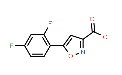 CAS No. 1083224-23-0, 5-(2,4-Difluorophenyl)isoxazole-3-carboxylic acid