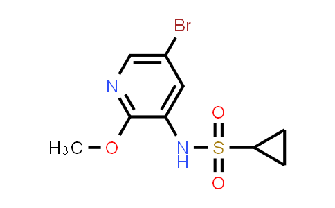 CAS No. 1083326-05-9, N-(5-bromo-2-methoxypyridin-3-yl)cyclopropanesulfonamide