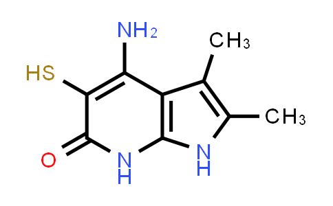 1092081-42-9 | 6H-Pyrrolo[2,3-b]pyridin-6-one, 4-amino-1,7-dihydro-5-mercapto-2,3-dimethyl-
