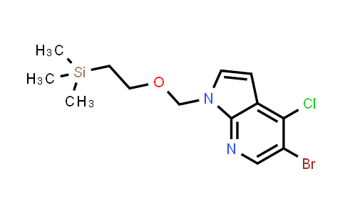 MC505831 | 1092579-89-9 | 1H-Pyrrolo[2,3-b]pyridine, 5-bromo-4-chloro-1-[[2-(trimethylsilyl)ethoxy]methyl]-
