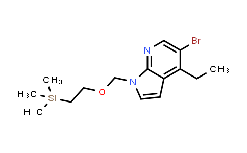 1092580-07-8 | 1H-Pyrrolo[2,3-b]pyridine, 5-bromo-4-ethyl-1-[[2-(trimethylsilyl)ethoxy]methyl]-