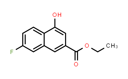 1093083-28-3 | 2-Naphthalenecarboxylic acid, 7-fluoro-4-hydroxy-, ethyl ester