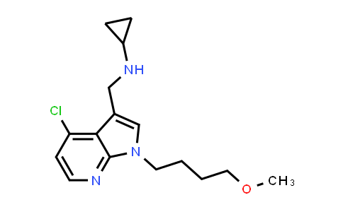 DY505896 | 1093088-04-0 | 1H-Pyrrolo[2,3-b]pyridine-3-methanamine, 4-chloro-N-cyclopropyl-1-(4-methoxybutyl)-