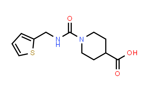 CAS No. 1094461-04-7, 1-((Thiophen-2-ylmethyl)carbamoyl)piperidine-4-carboxylic acid
