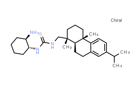 CAS No. 1094496-54-4, N-[(1R,2R)-2-Aminocyclohexyl]-N'-[[(1R,4aS,10aR)-1,2,3,4,4a,9,10,10a-octahydro-1,4a-dimethyl-7-isopropyl-1-phenanthrenyl]methyl]thiourea