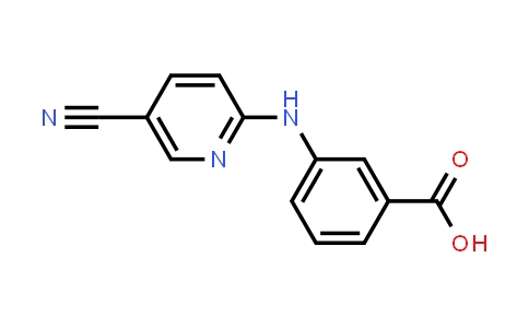 CAS No. 1094668-69-5, 3-((5-Cyanopyridin-2-yl)amino)benzoic acid