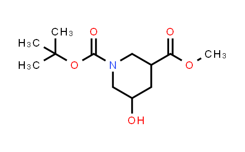 CAS No. 1095010-47-1, Methyl 1-Boc-5-hydroxypiperidine-3-carboxylate