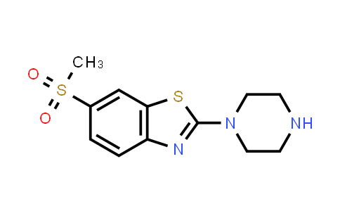 CAS No. 1095538-90-1, 6-(Methylsulfonyl)-2-piperazin-1-yl-1,3-benzothiazole