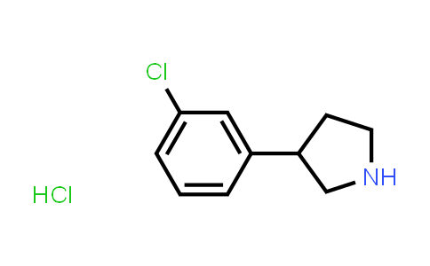 CAS No. 1095545-16-6, 3-(3-Chlorophenyl)pyrrolidine hydrochloride