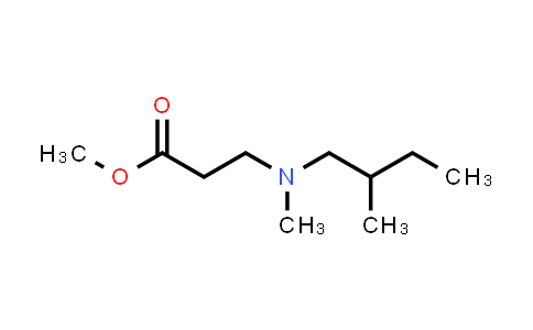 CAS No. 1095591-21-1, Methyl 3-(methyl(2-methylbutyl)amino)propanoate