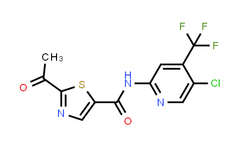 1095825-46-9 | 5-Thiazolecarboxamide, 2-acetyl-N-[5-chloro-4-(trifluoromethyl)-2-pyridinyl]-